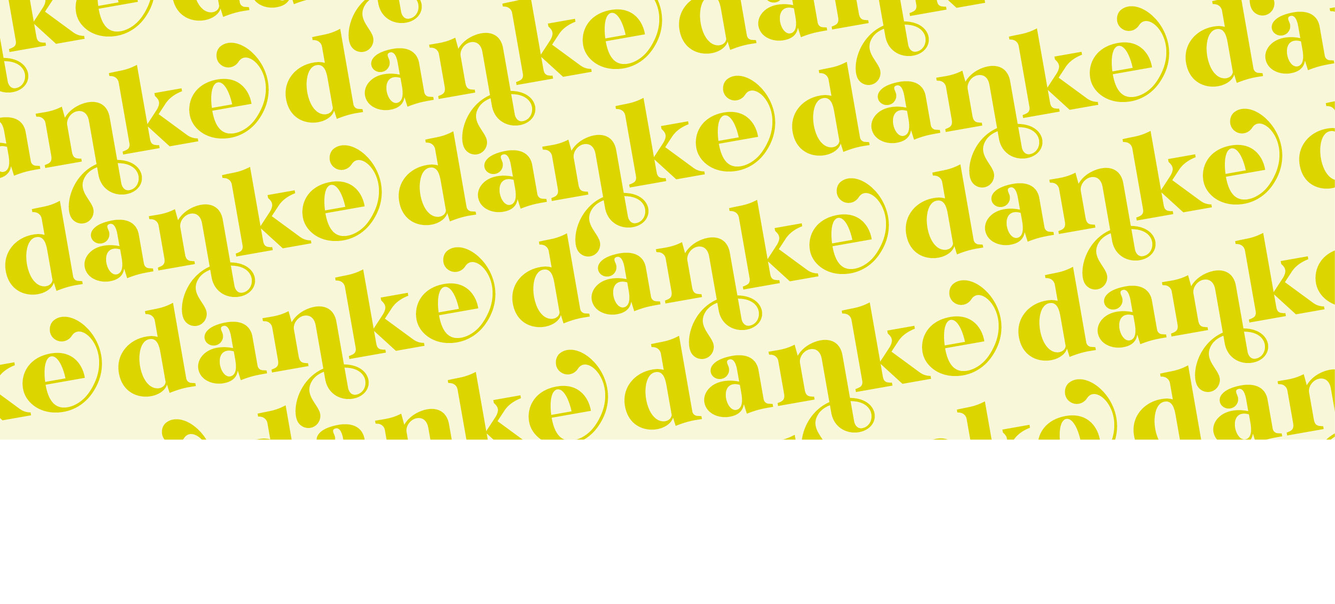 DANKE DANKE DANKE