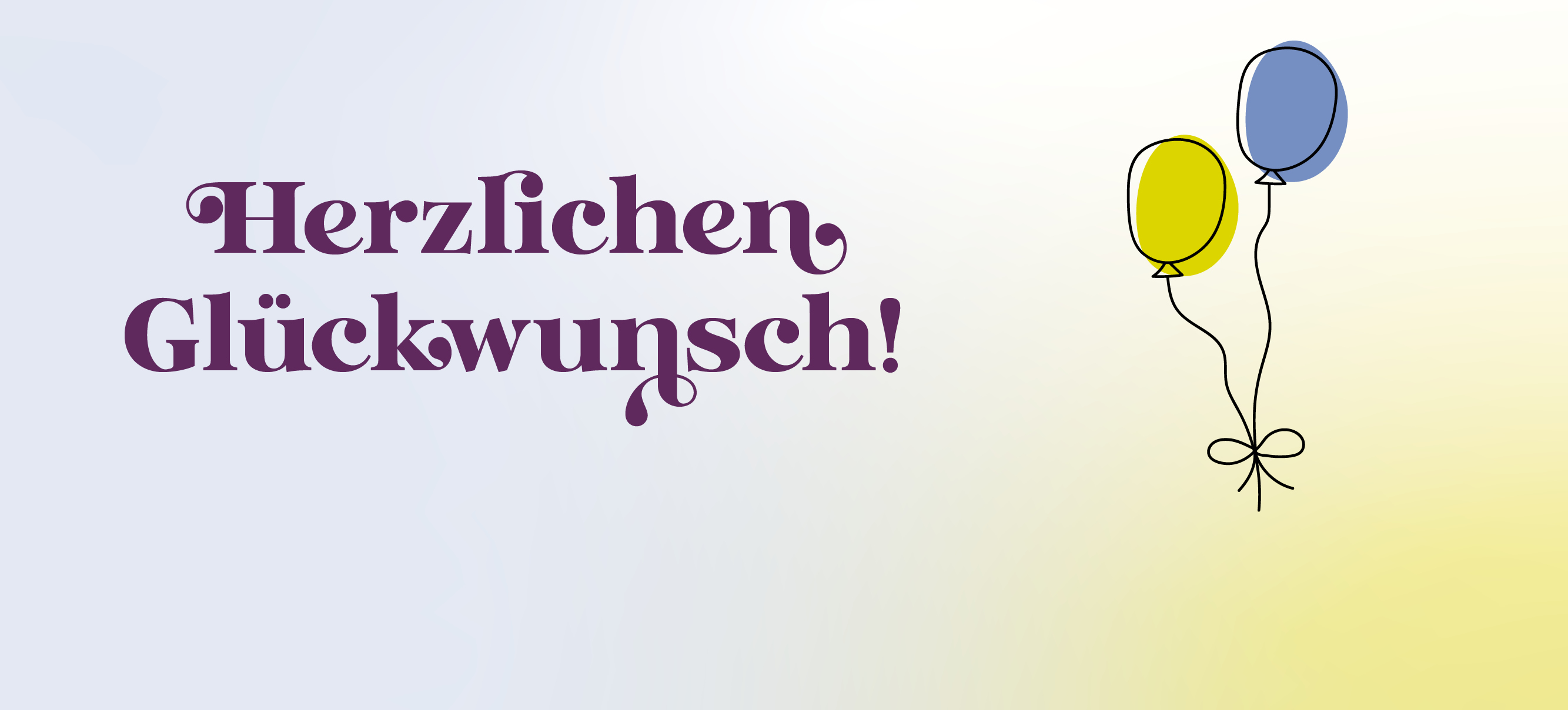 GLÜCKWUNSCH Ballons